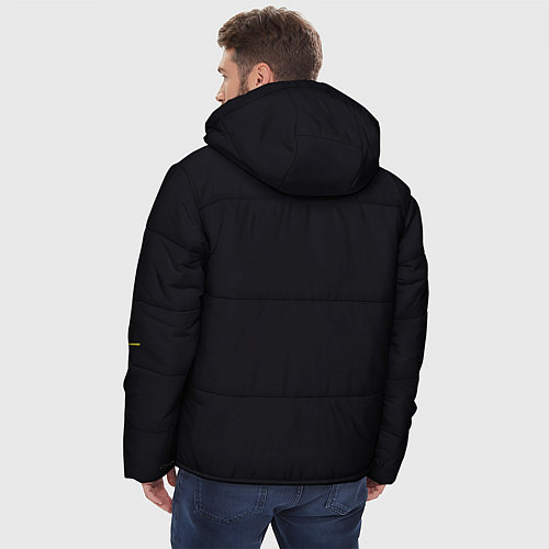 Мужская зимняя куртка Cyberworld кибермир / 3D-Черный – фото 4
