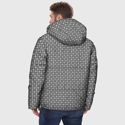 Мужская зимняя куртка Коллекция Journey Клетка 2 119-9-7-f1 Дополнение к / 3D-Черный – фото 4