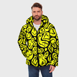 Куртка зимняя мужская The Смайлики, цвет: 3D-черный — фото 2