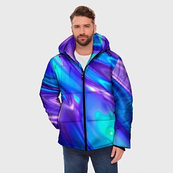 Куртка зимняя мужская Neon Holographic, цвет: 3D-черный — фото 2