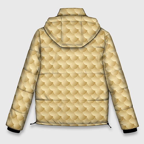 Мужская зимняя куртка Золотая Рыбка чешуя / 3D-Светло-серый – фото 2
