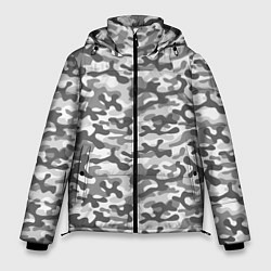 Куртка зимняя мужская Серый Городской Камуфляж, цвет: 3D-светло-серый