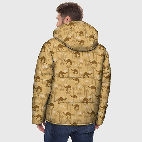 Мужская зимняя куртка Верблюды / 3D-Черный – фото 4