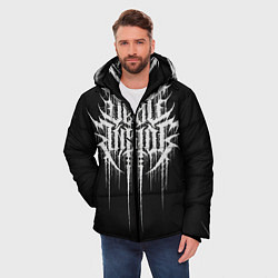 Куртка зимняя мужская DEAD INSIDE, Сороконожка, цвет: 3D-светло-серый — фото 2