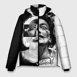 Куртка зимняя мужская Salvador Dali - Сальвадор Дали, цвет: 3D-черный
