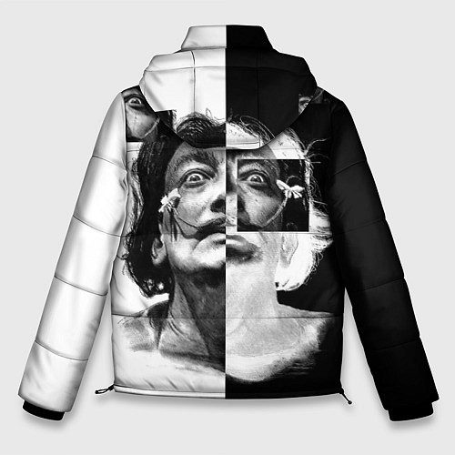 Мужская зимняя куртка Salvador Dali - Сальвадор Дали / 3D-Светло-серый – фото 2
