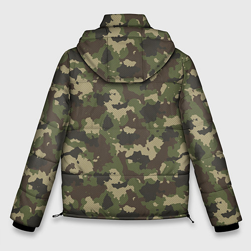 Мужская зимняя куртка Камуфляж для Леса / 3D-Светло-серый – фото 2