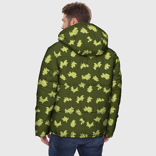 Мужская зимняя куртка Пограничник камуфляж / 3D-Черный – фото 4