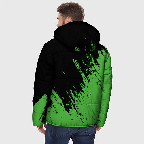 Мужская зимняя куртка Renault марка / 3D-Черный – фото 4