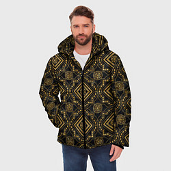 Куртка зимняя мужская Versace classic pattern, цвет: 3D-красный — фото 2