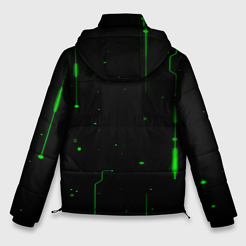 Мужская зимняя куртка Neon Green Light / 3D-Красный – фото 2