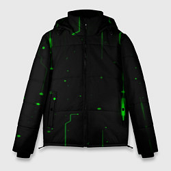 Куртка зимняя мужская Neon Green Light, цвет: 3D-красный