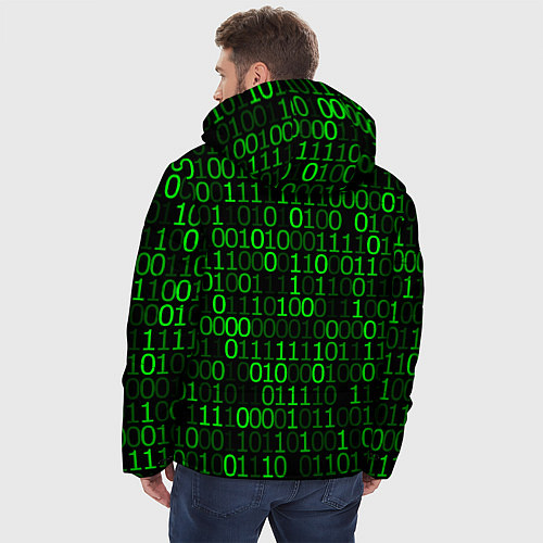 Мужская зимняя куртка Бинарный Код Binary Code / 3D-Черный – фото 4