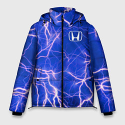 Куртка зимняя мужская HONDA хонда молнии, цвет: 3D-красный
