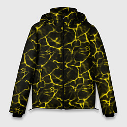 Куртка зимняя мужская Yellow Ripple Желтая Рябь, цвет: 3D-черный