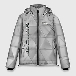 Куртка зимняя мужская JAGUR геометрические фигуры, цвет: 3D-светло-серый