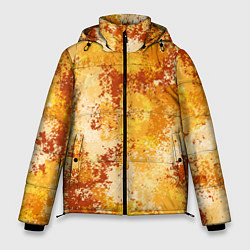 Куртка зимняя мужская Спортивный камуфляж Пикси - Апельсин, цвет: 3D-красный