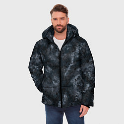 Куртка зимняя мужская Камуфляж Паук Ночь, цвет: 3D-черный — фото 2