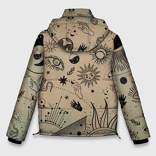 Мужская зимняя куртка Эзотерика / 3D-Светло-серый – фото 2