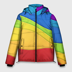 Куртка зимняя мужская Fashion pattern 2022 Wave, цвет: 3D-красный