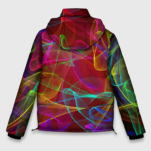 Мужская зимняя куртка Color neon pattern Vanguard / 3D-Красный – фото 2