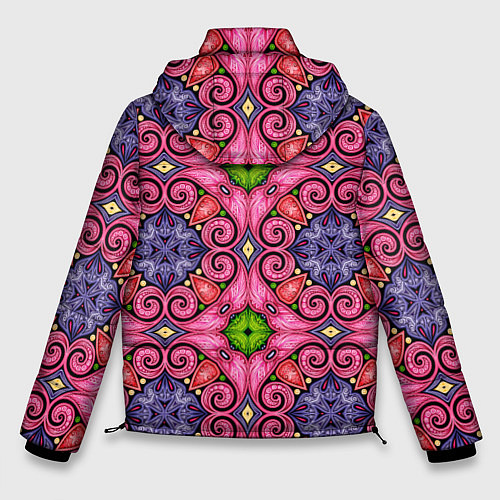 Мужская зимняя куртка Калейдоскоп 3D / 3D-Красный – фото 2