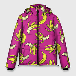 Куртка зимняя мужская Banana pattern Summer Color, цвет: 3D-черный