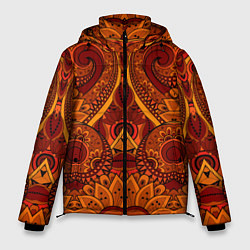 Куртка зимняя мужская Abstract узоры, цвет: 3D-светло-серый