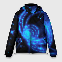 Куртка зимняя мужская Неоновый космос Neon space, цвет: 3D-красный