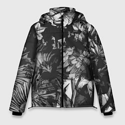 Куртка зимняя мужская Смерть в цветах Дополнение Коллекция Get inspired!, цвет: 3D-черный