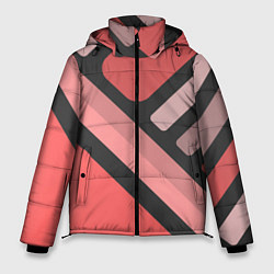 Куртка зимняя мужская ПОЛОСКИ ЛИНИИ, цвет: 3D-светло-серый