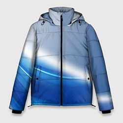 Куртка зимняя мужская Цифровая волна, цвет: 3D-светло-серый
