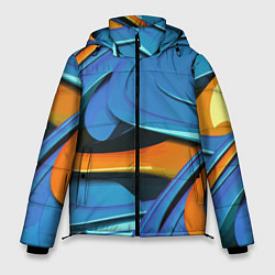 Куртка зимняя мужская Abstraction Fashion 2037, цвет: 3D-черный