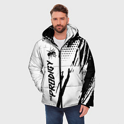Куртка зимняя мужская The prodigy - логотип, цвет: 3D-черный — фото 2