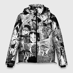 Куртка зимняя мужская Дорохэдоро pattern, цвет: 3D-красный