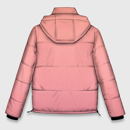 Мужская зимняя куртка Gradient Roseanna Orange to pink / 3D-Светло-серый – фото 2