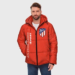 Куртка зимняя мужская АТЛЕТИКО Atletico Madrid Sport Гранж, цвет: 3D-красный — фото 2