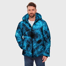 Куртка зимняя мужская ДЫМЧАТАЯ ПАУТИНКА, цвет: 3D-черный — фото 2