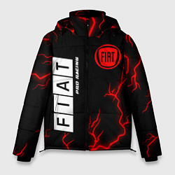 Куртка зимняя мужская ФИАТ Pro Racing Молнии, цвет: 3D-черный