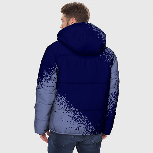 Мужская зимняя куртка ВОЛЬВО Pro Racing Краска / 3D-Черный – фото 4