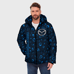 Куртка зимняя мужская MAZDA SPEED Дождь, цвет: 3D-черный — фото 2