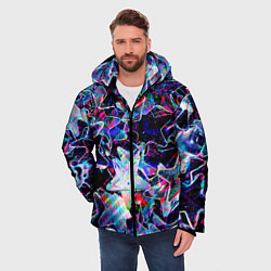 Куртка зимняя мужская Neon Stars, цвет: 3D-красный — фото 2