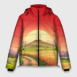 Куртка зимняя мужская Дорога к солнцу, цвет: 3D-светло-серый