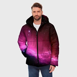 Куртка зимняя мужская Night Nebula, цвет: 3D-красный — фото 2
