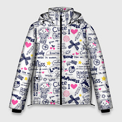 Куртка зимняя мужская HAPPINESS TO LOVE, цвет: 3D-светло-серый