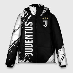 Куртка зимняя мужская Fc juventus фс ювентус, цвет: 3D-черный