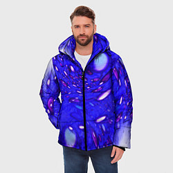 Куртка зимняя мужская Мир пузырей, цвет: 3D-черный — фото 2