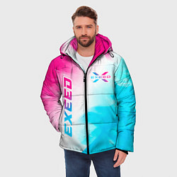 Куртка зимняя мужская Exeed Neon Gradient, цвет: 3D-черный — фото 2