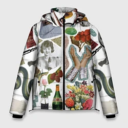 Куртка зимняя мужская Underground vanguard pattern fashion 2088, цвет: 3D-светло-серый