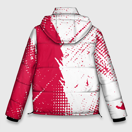 Мужская зимняя куртка Roma краска / 3D-Красный – фото 2